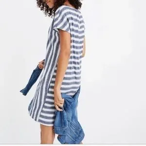 golf dress with shorts Angel Dear Striped Golf Polo Tennis Dress W/Cartwheel Shorts Blue/White / 12/18M